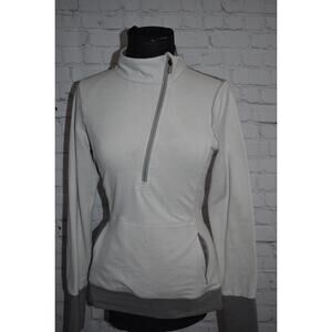 Kyodan Gym Shirt Girls Size Large 1/2 Zip Polyester Blend Performance Gray